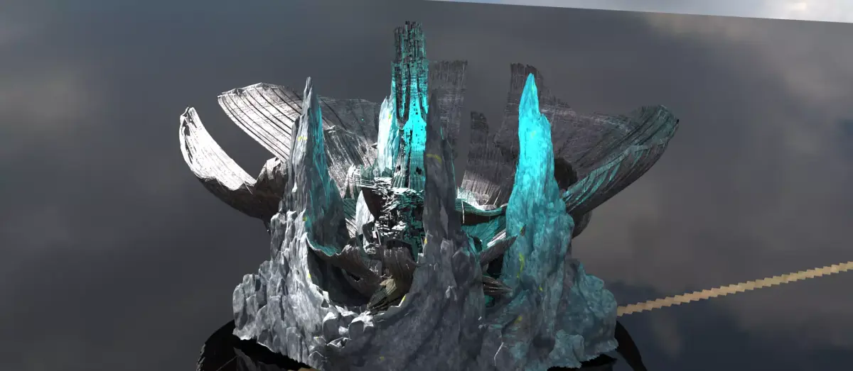 Antartica Science energy station  3D model