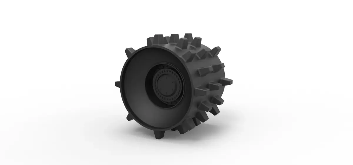  Compactor wheel 3D print model