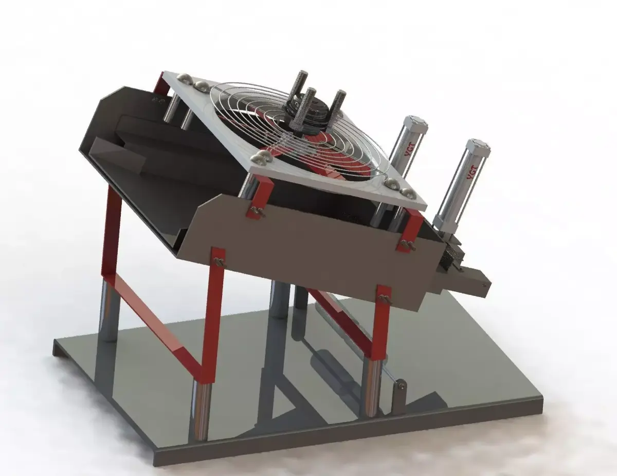 Strong wind removal machine 3D model