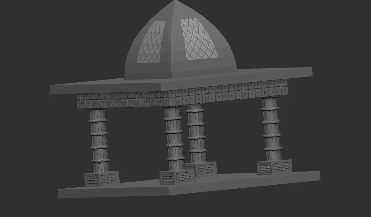 3d printing temple 3D print model purchase