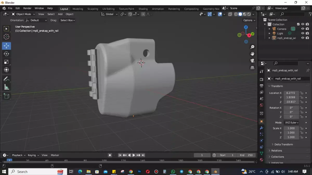 mechanical part model  3D print model