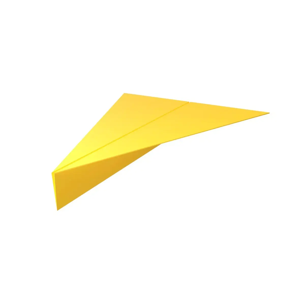 Paper Plane v4 005 Low-poly 3D model