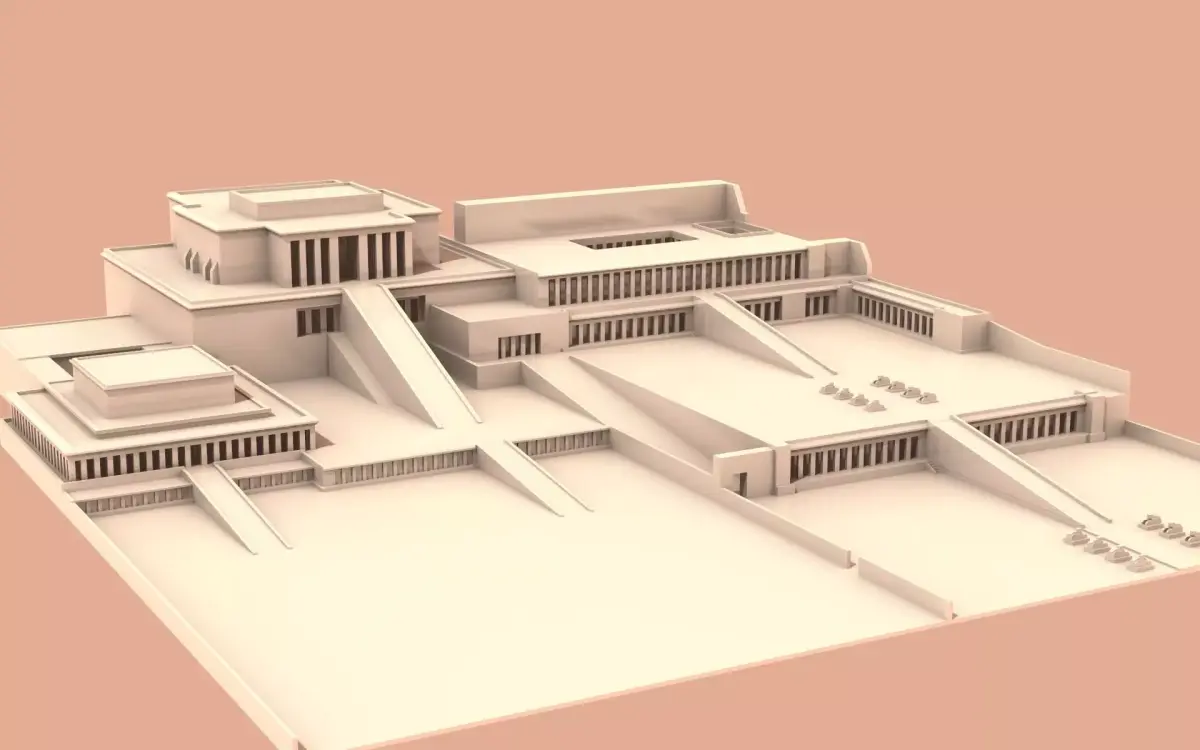 Temple of Hatshepsut 3D print model purchase