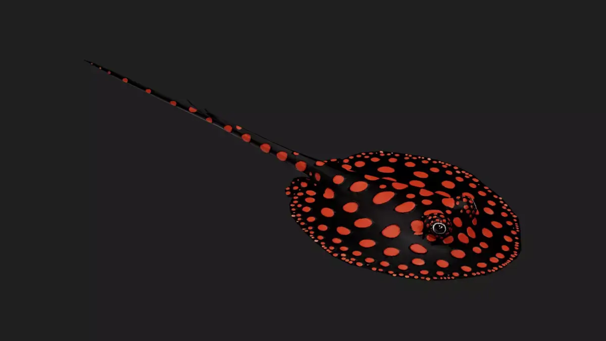 Stingray Low-poly 3D model shop