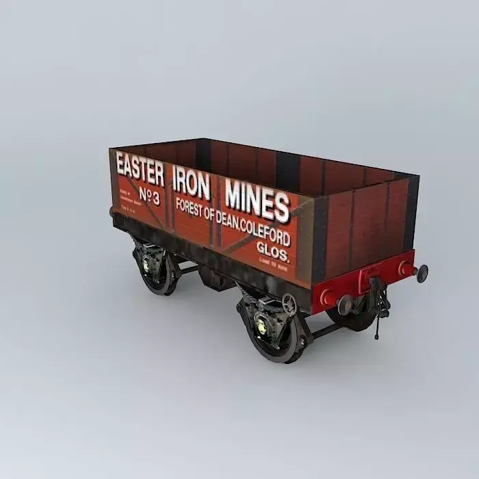 EASTER IRON MINE'S Wagon Free 3D model