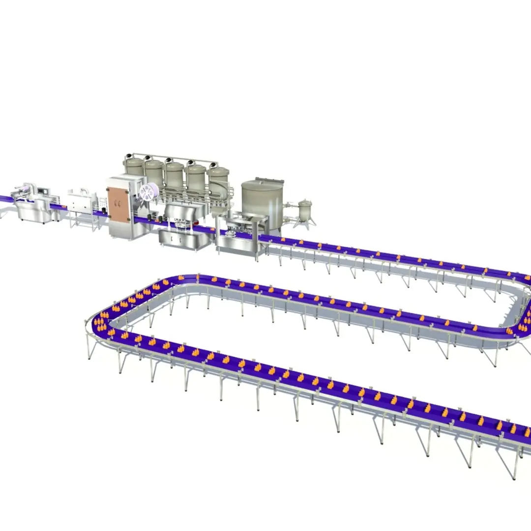 beverage production line 3D model