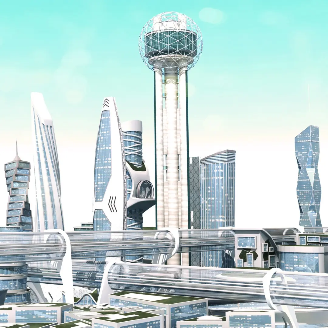 Future City 2 3D model purchase