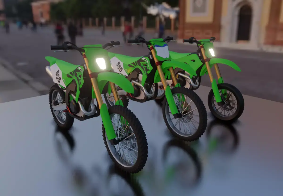 Kawasaki KX450SR 3D model