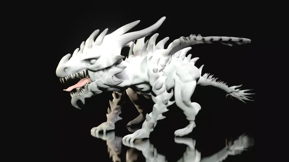 Dragon toy 3D model