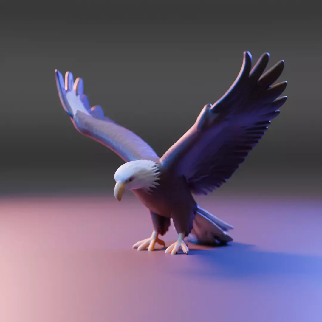 American eagle 3D print model