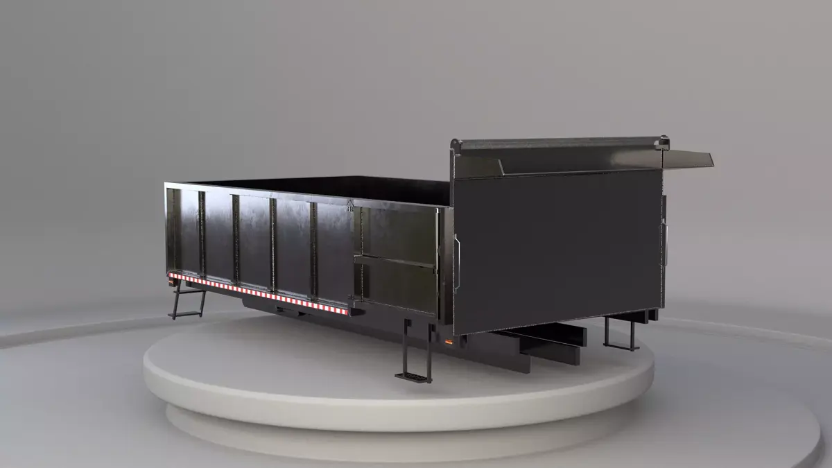 Landscape Dump Truck Body Low-poly 3D model