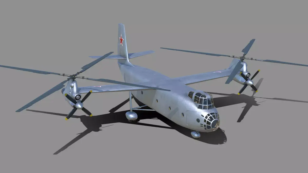 Kamov Ka-22 Low-poly 3D model