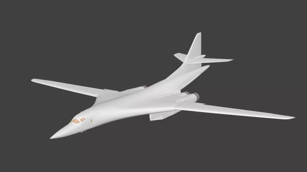 tu-160 3D print model