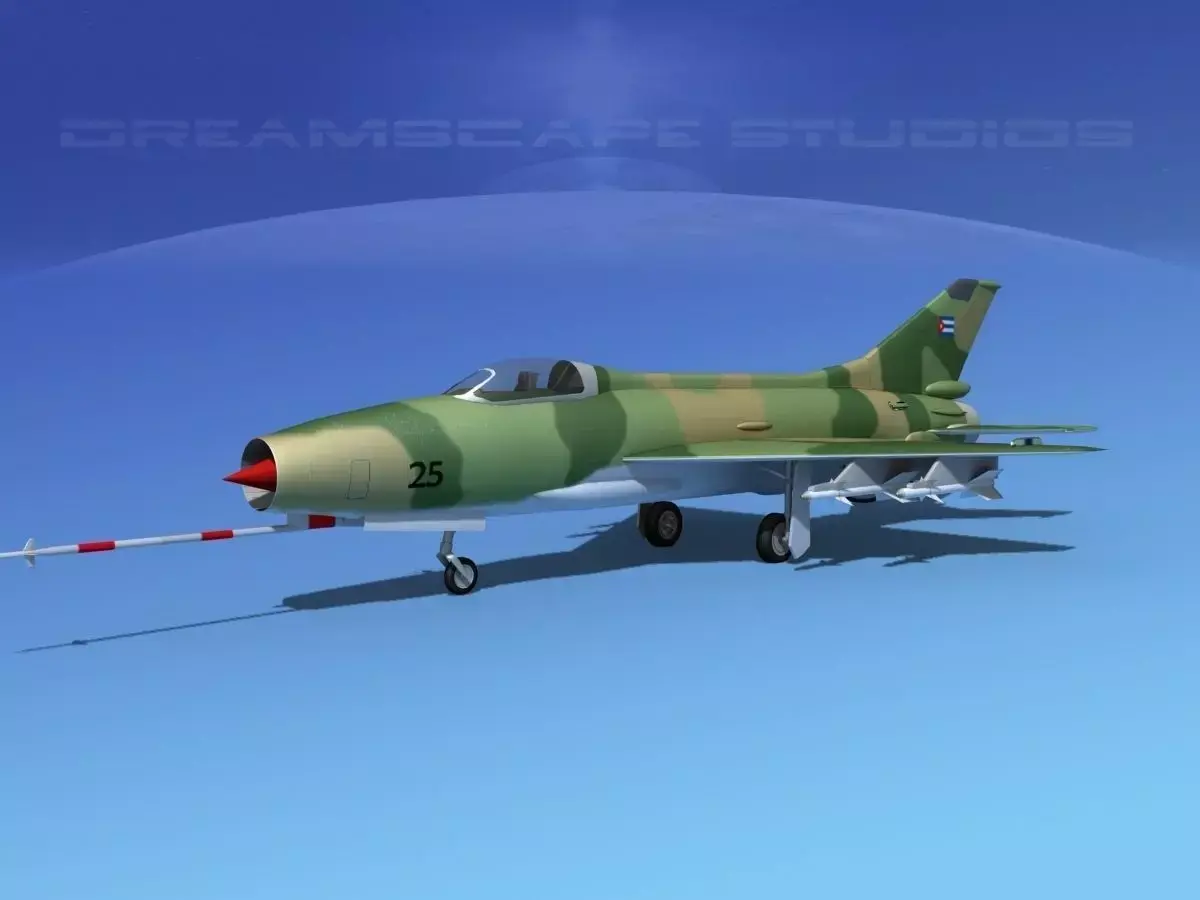 MIG-21 Fishbed V10 3D model