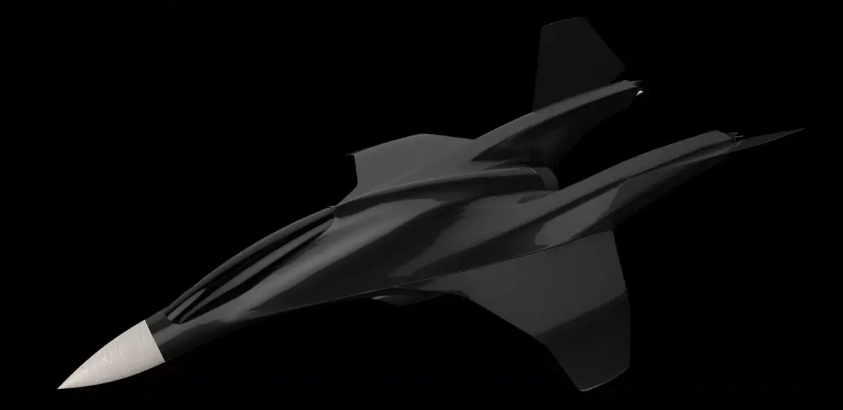 VSTOL fighter 3D model