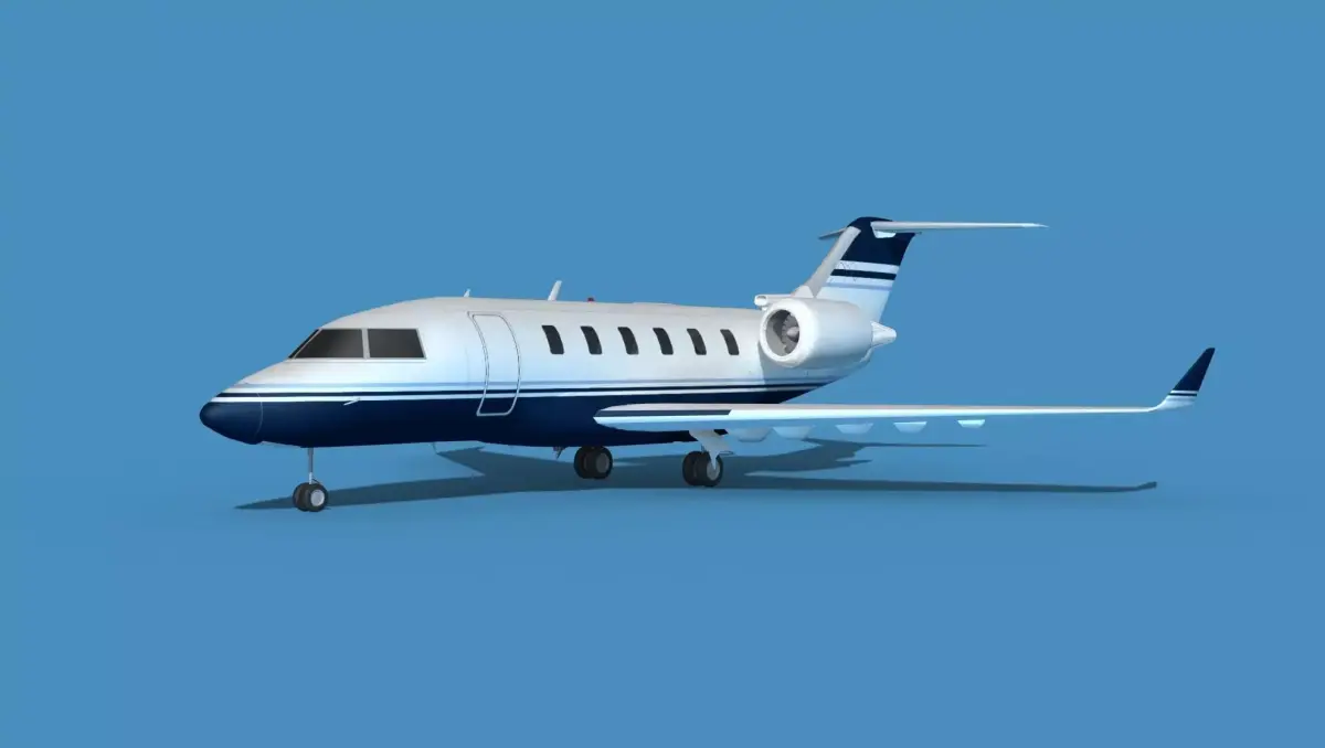 Bombardier CL-604 Challenger V04 3D model