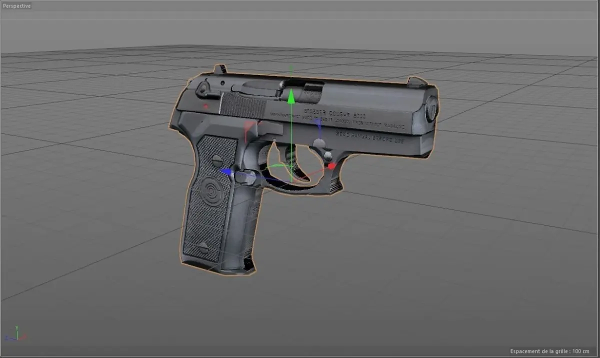 BERETTA STOEGER COUGAR 8mm Free 3D model purchase