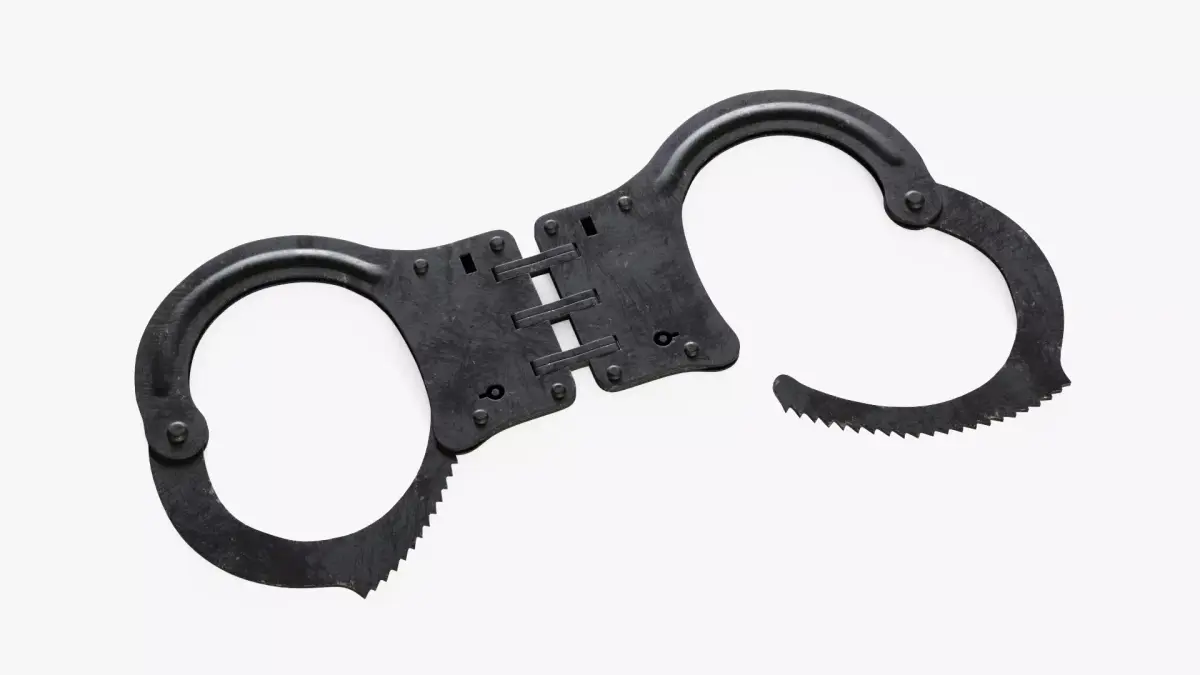 Handcuffs Low-poly 3D model buy