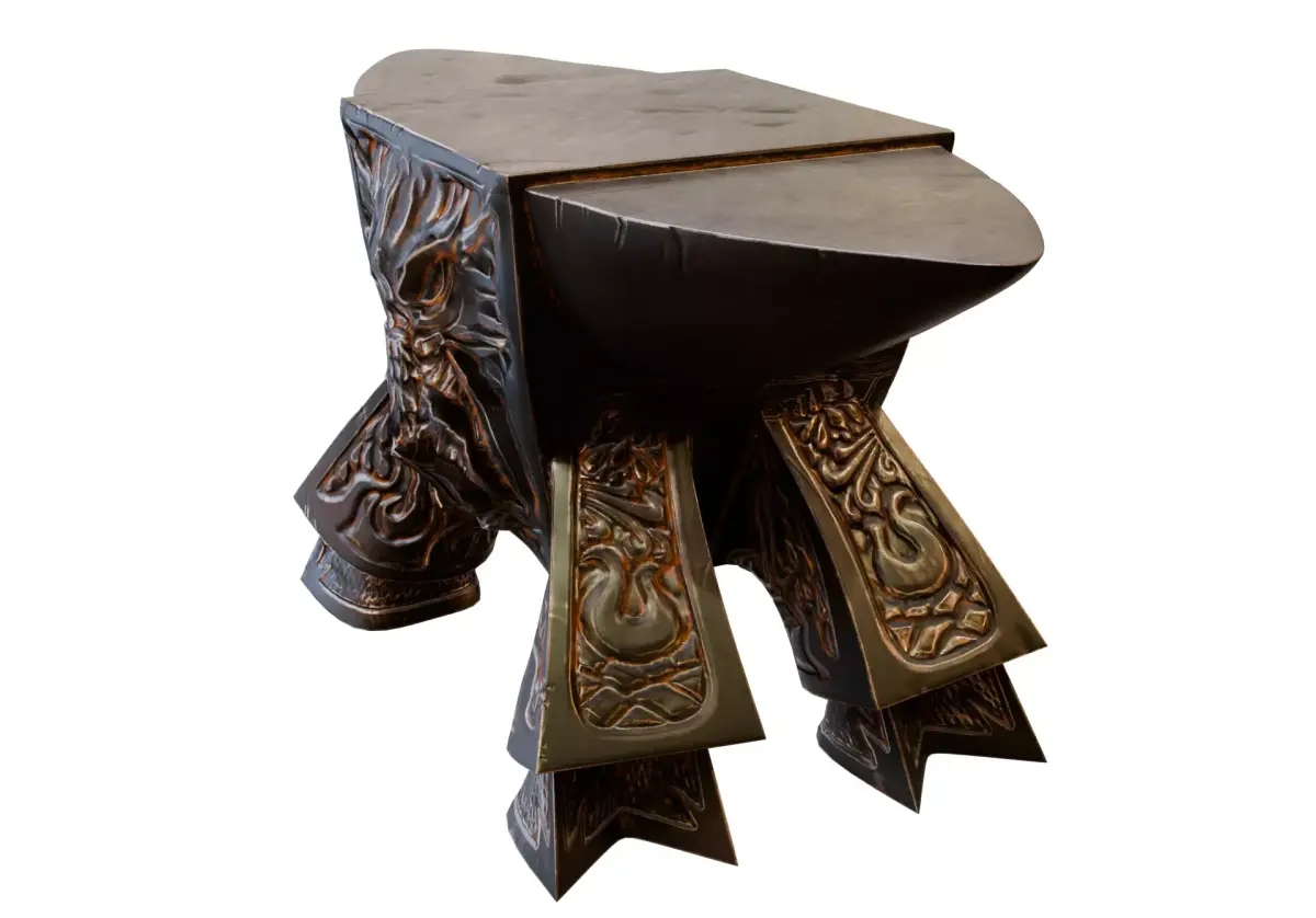 Anvil Wild Boar Low-poly 3D model