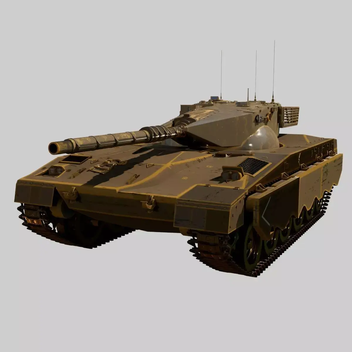 mkrkava MKI Low-poly 3D model