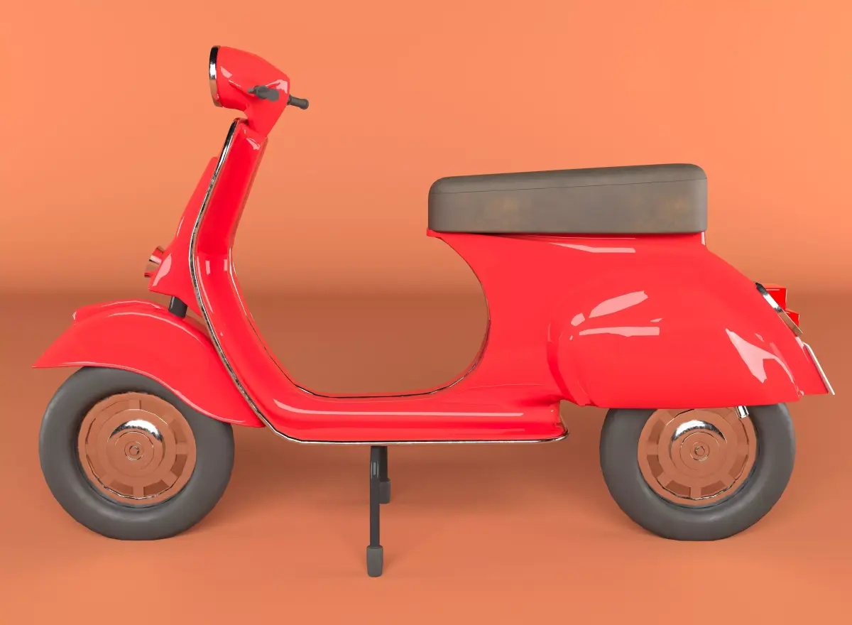 vespa scooter  3D model