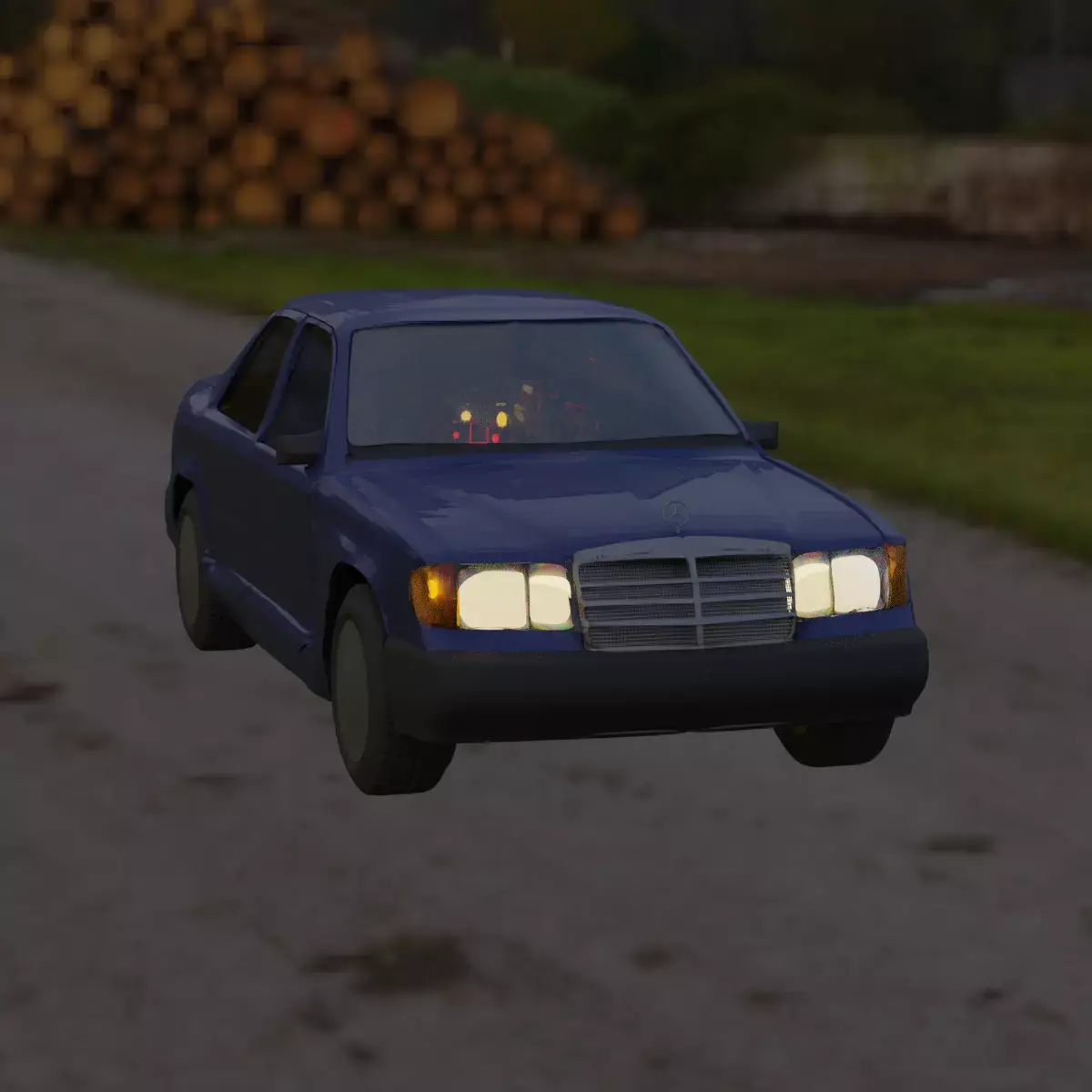 Mercedes w124  Free 3D model