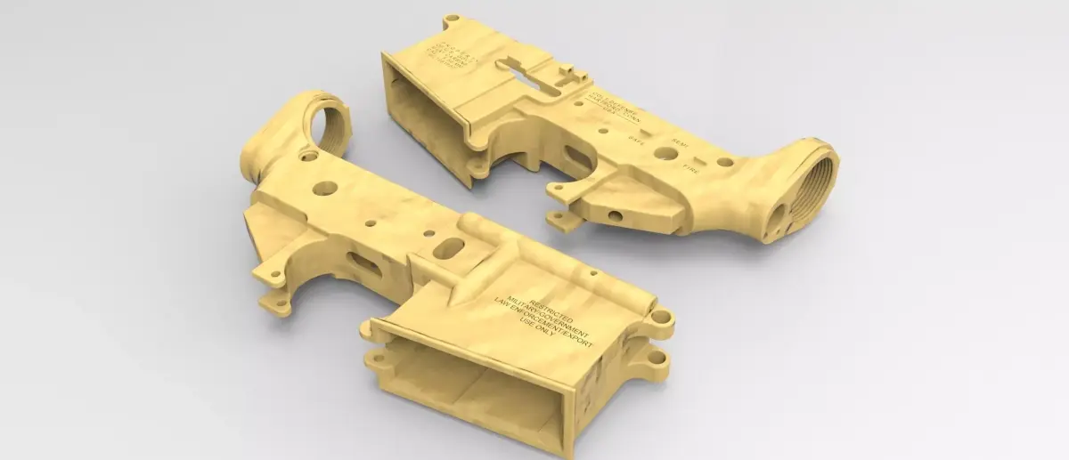 Colt M4 Receiver Free 3D model