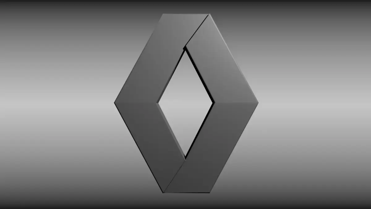 Renault logo Free 3D model