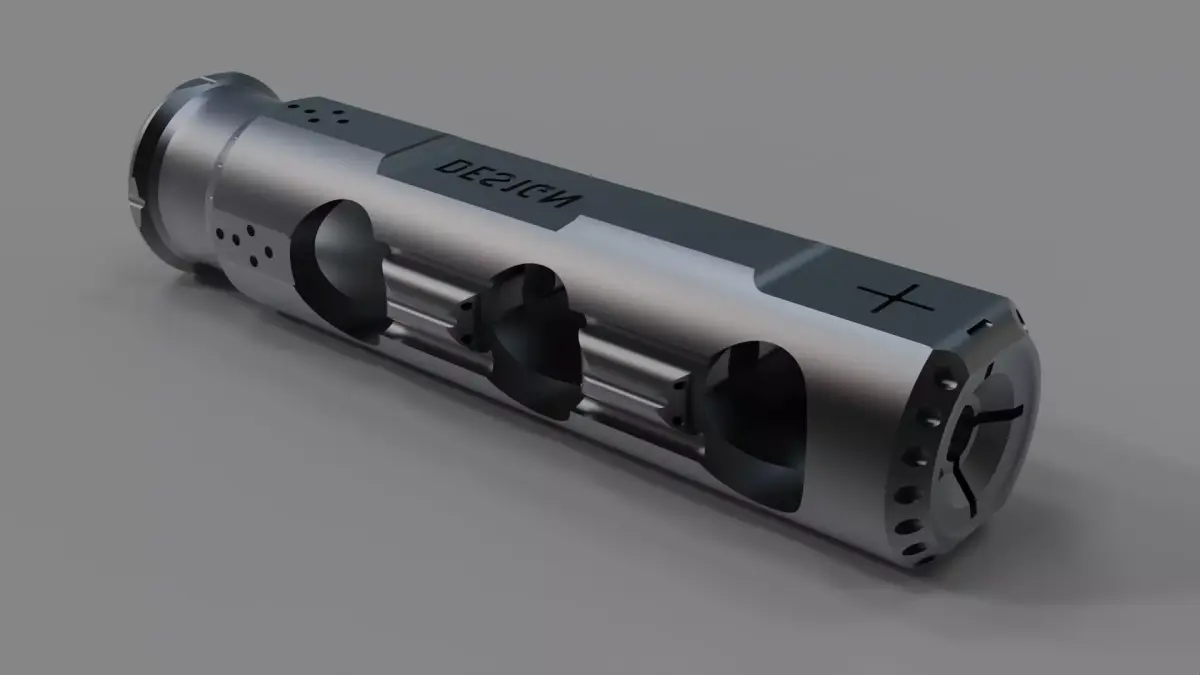muzzle brake next generation 3D model