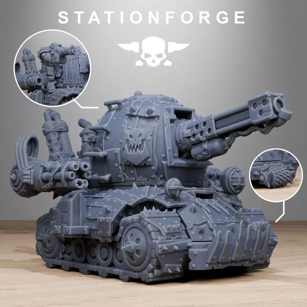 Orkaz Mini Tank 3D print model
