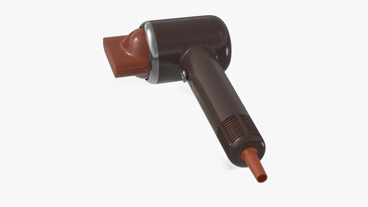 Compact Ionic Hair Dryer for Styling 3D model