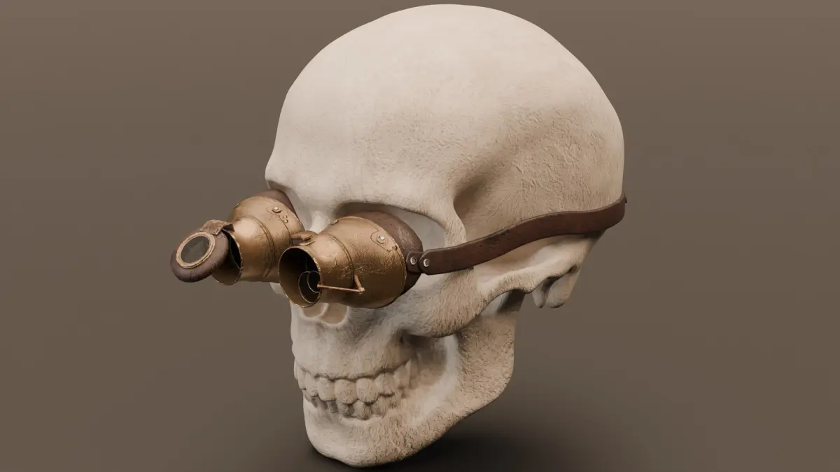 Steampunk Goggles 3D model purchase