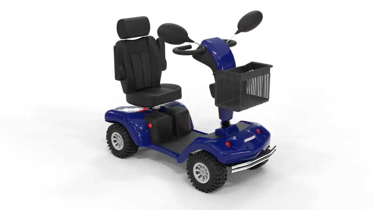 Electric Mobility Scooter 3D model