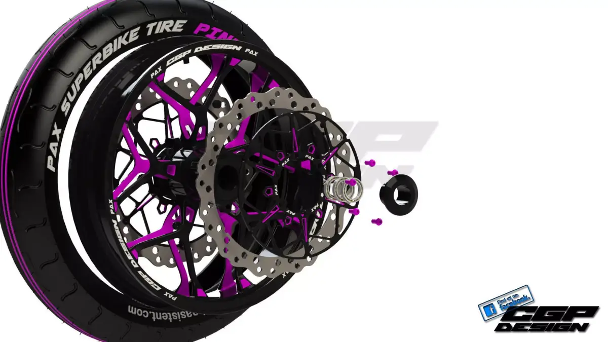 PINKI front wheeldesigned by paX 3D model