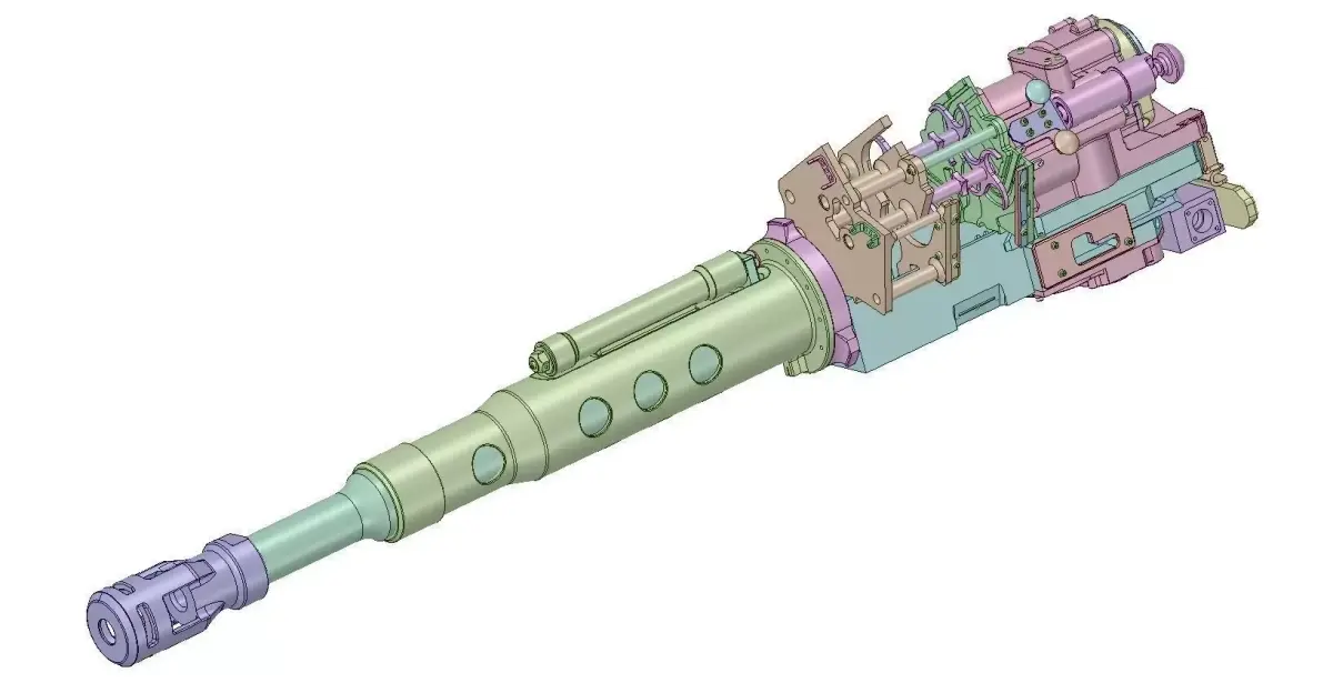 25mm chain gun 3D model