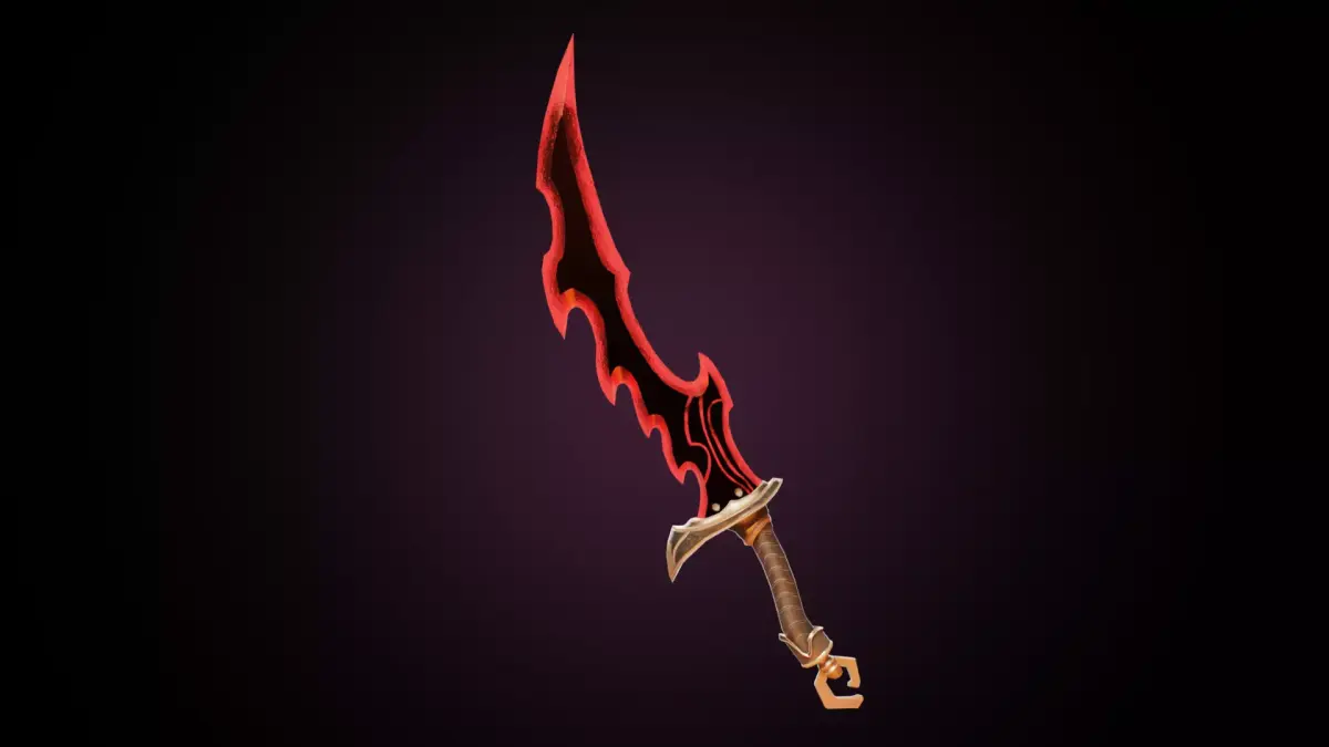 Dagger Solo Leveling Low-poly 3D model