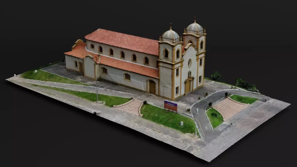Brazilian Historic Church - Imbituba 3D Scan 3D model