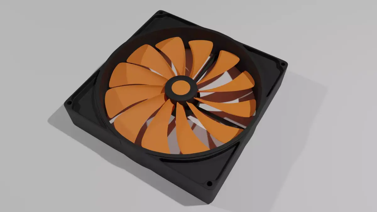 PC Fan 3D model