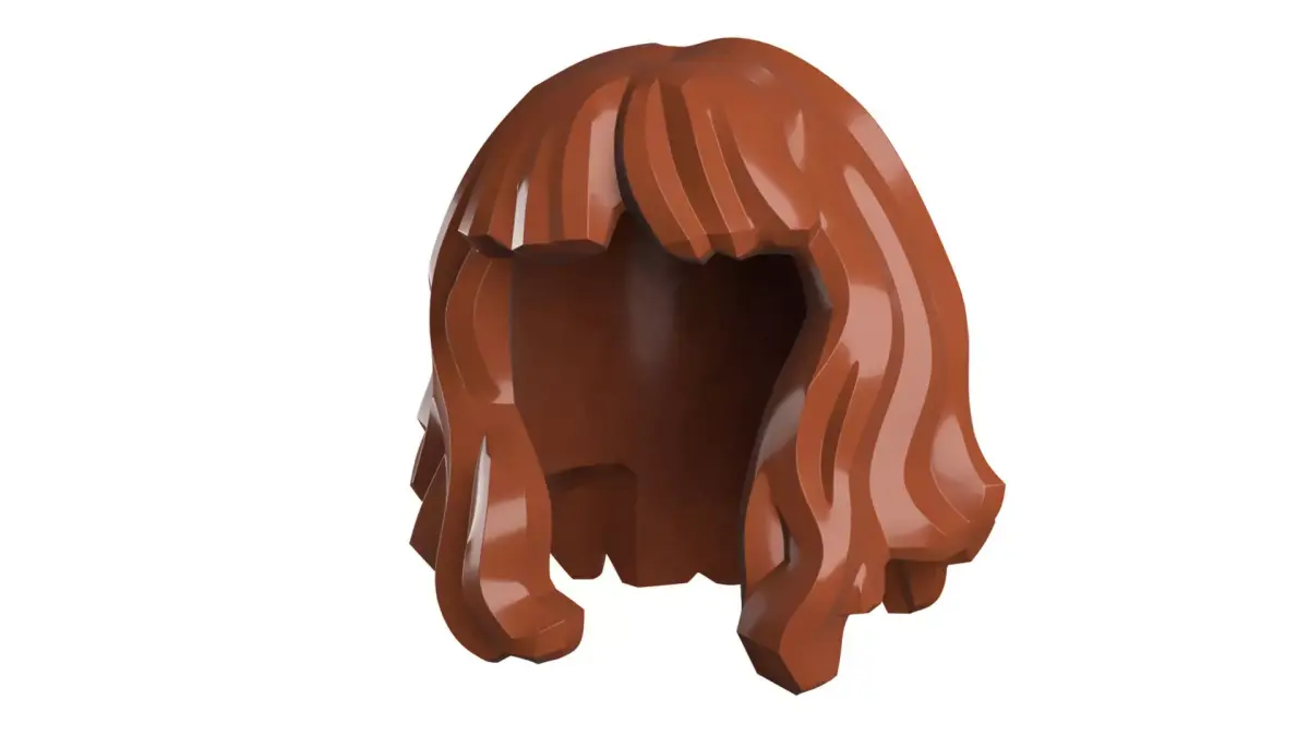 Custom3Dprint Minifigure Accessory - Minifigure Hair S2 - 082 3D print model