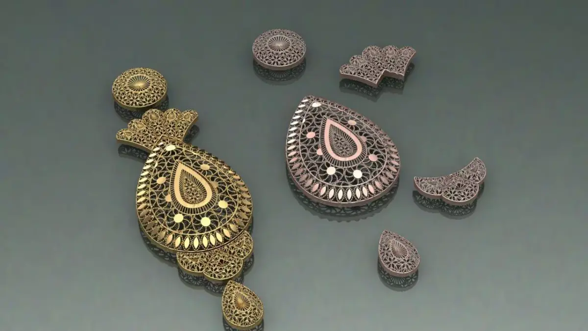Arabic main part 5 piece 3D print model