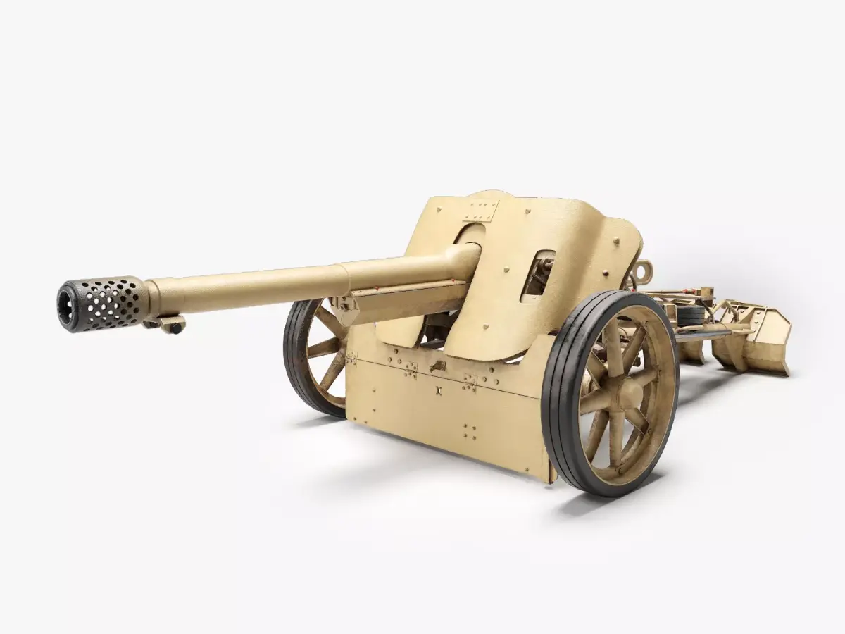 75mm Pak 97-38  3D model