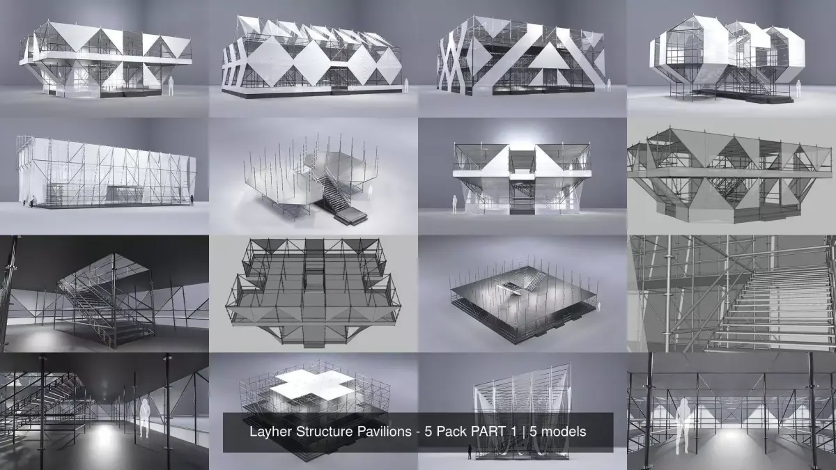 Layher Structure Pavilions - 5 Pack PART 1 purchase