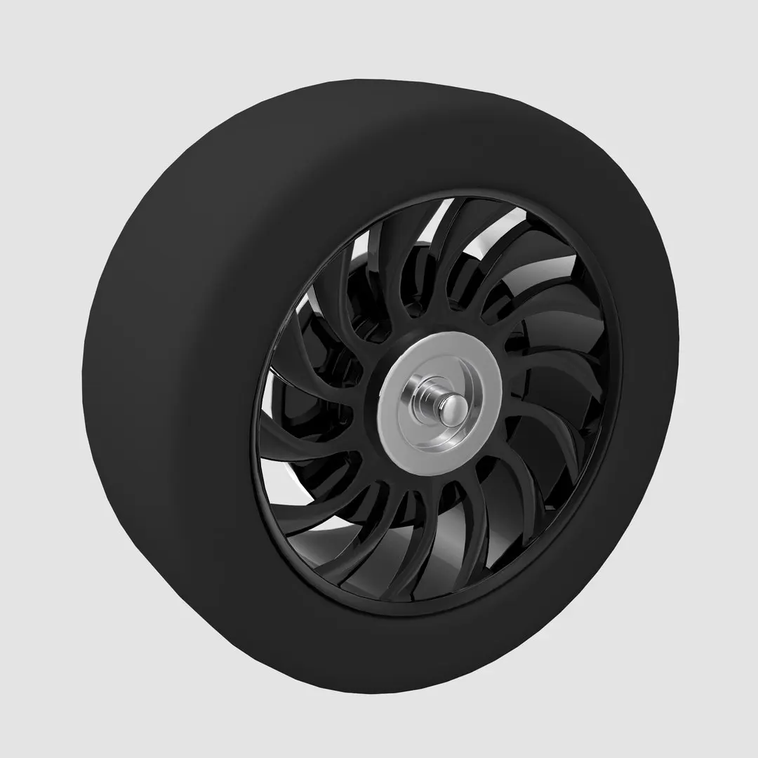 Sports Car Wheel V2 3D model