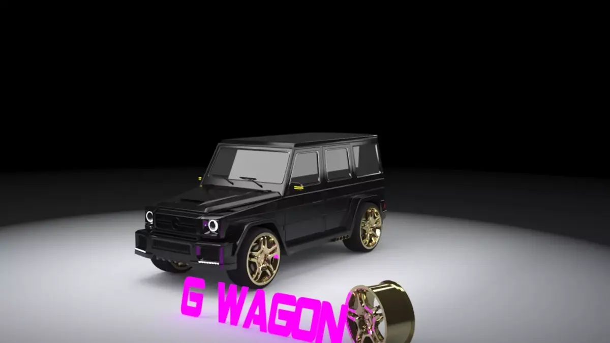 g wagon mercedes benz 3D model