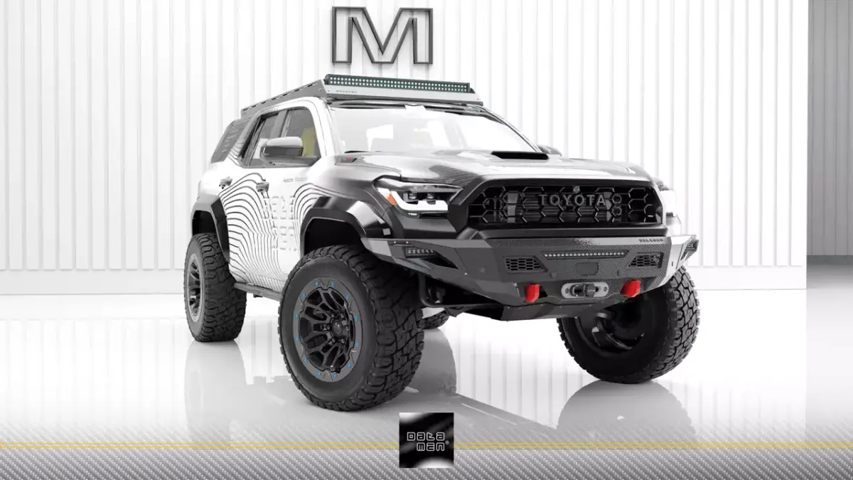 2025 TOYOTA 4Runner datamen X-BOW Ultra Adaptive Roof Rack 3D model