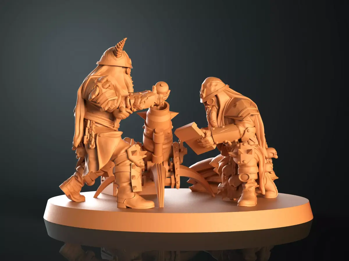 Traitor mortar team 3D print model