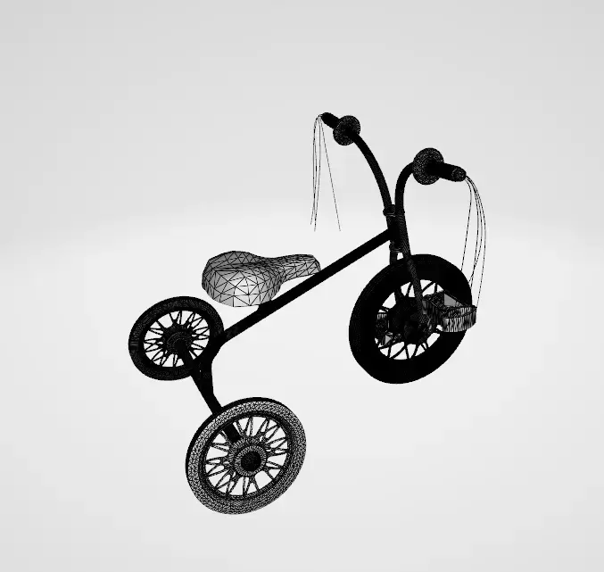 Children Bicycle  3D model purchase