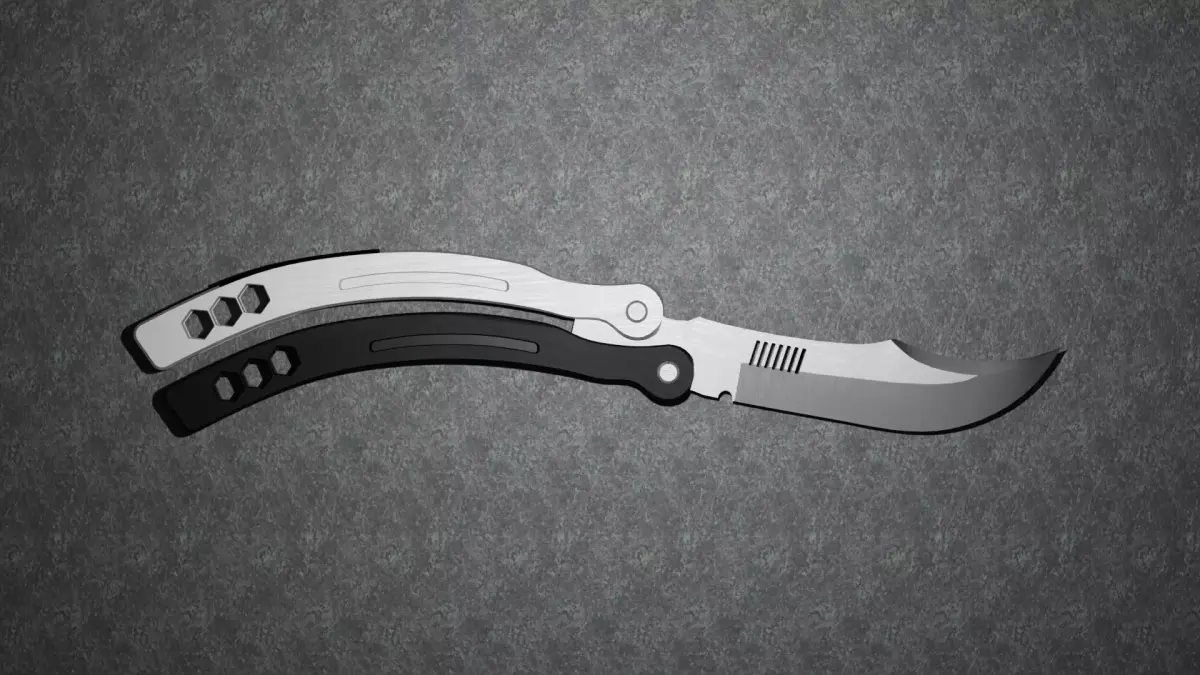 Balisong - Butterfly knife Free low-poly 3D model