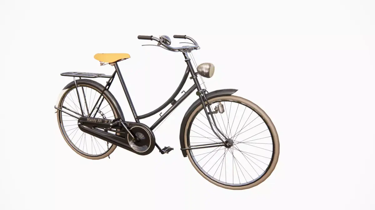 bycicle old bike retro 3D model