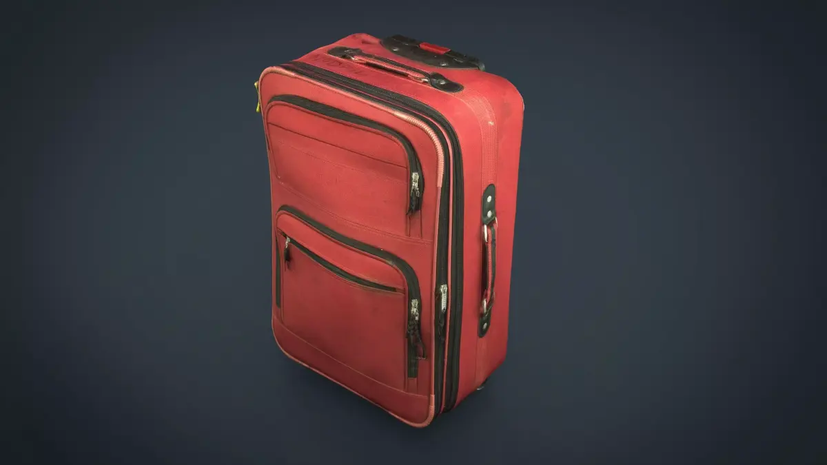 Suitcase Low-poly 3D model buy